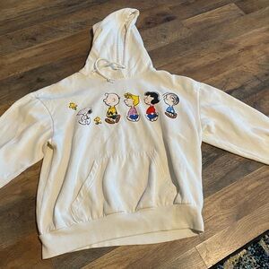 Peanuts White Hoodie